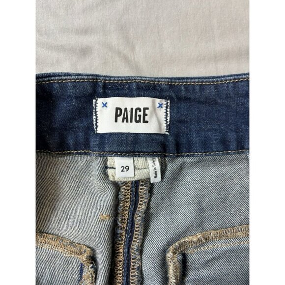 Paige Denim Dion Cargo Pockets High Rise Flare Bootcut Jeans size 29 - Picture 5 of 10